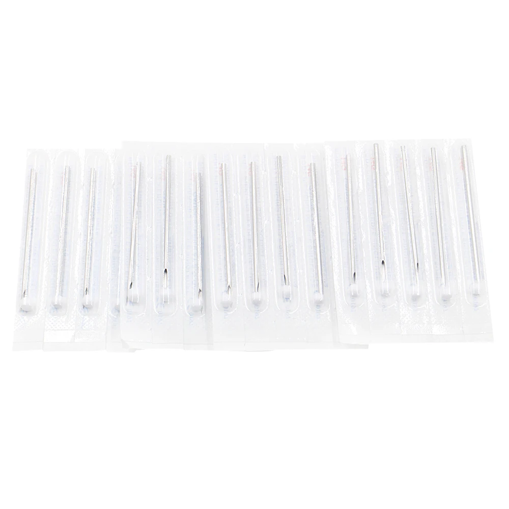 

100PC Tattoo Piercing Needle Size Mix Sterile Body Piercing Needles For Tattoo Permanent Makeup Tattoo Accessories Free Shipping