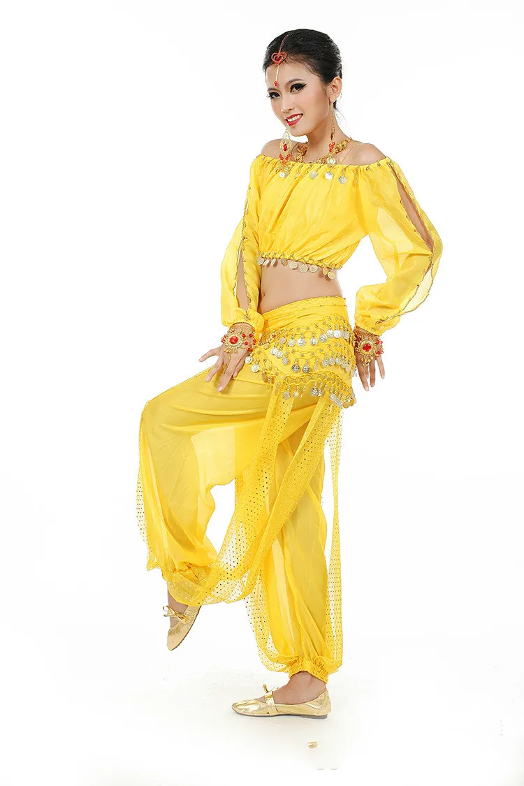 3 шт./компл. женский костюм для танца живота женское индийское платье