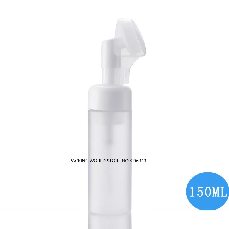 150 мл матовая пластиковая ПЭТ бутылка с пеной щетка насоса для моющего