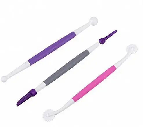 3 шт цветок Моделирование режущие колеса инструменты торт с помадной глазурью