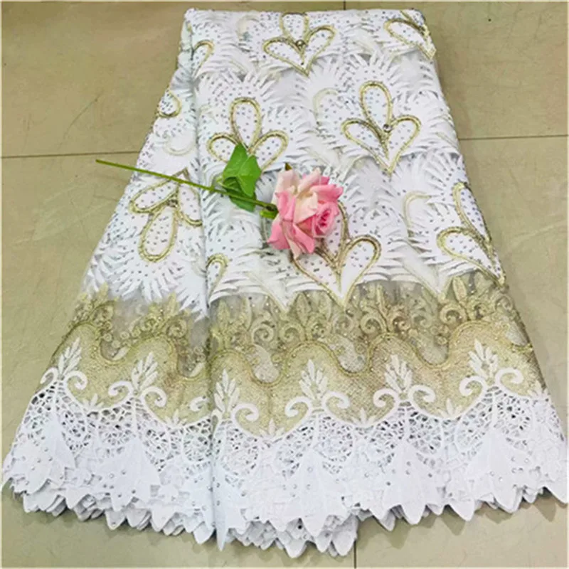 

2019 Latest Nigerian Laces Fabrics High Quality African Laces Fabric For Wedding Dress French Tulle Lace Material