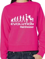 evolution of a hairdresser gift hairdressing sweatshirt jumper more size and colors e143
