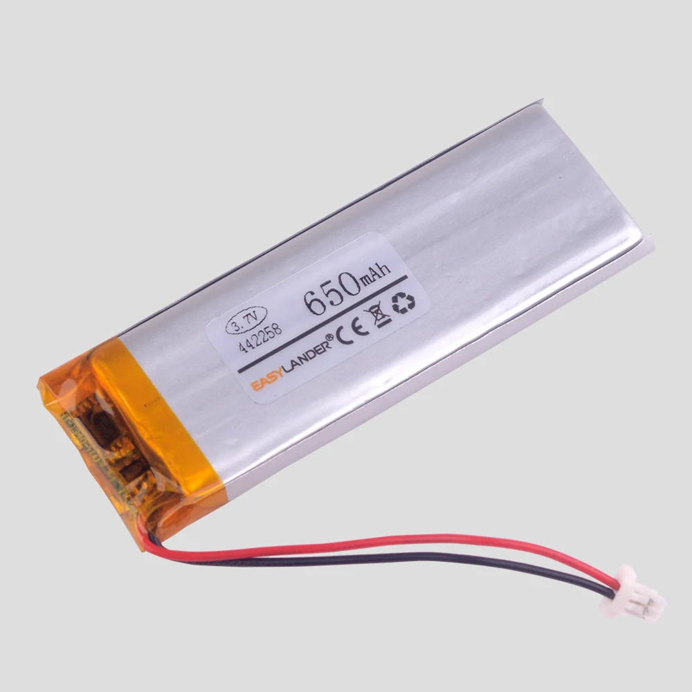 3 7 V 650mAh литий полимерный аккумулятор для GPS mp3 mp4 bluetooth слуховой аппарат мобильный