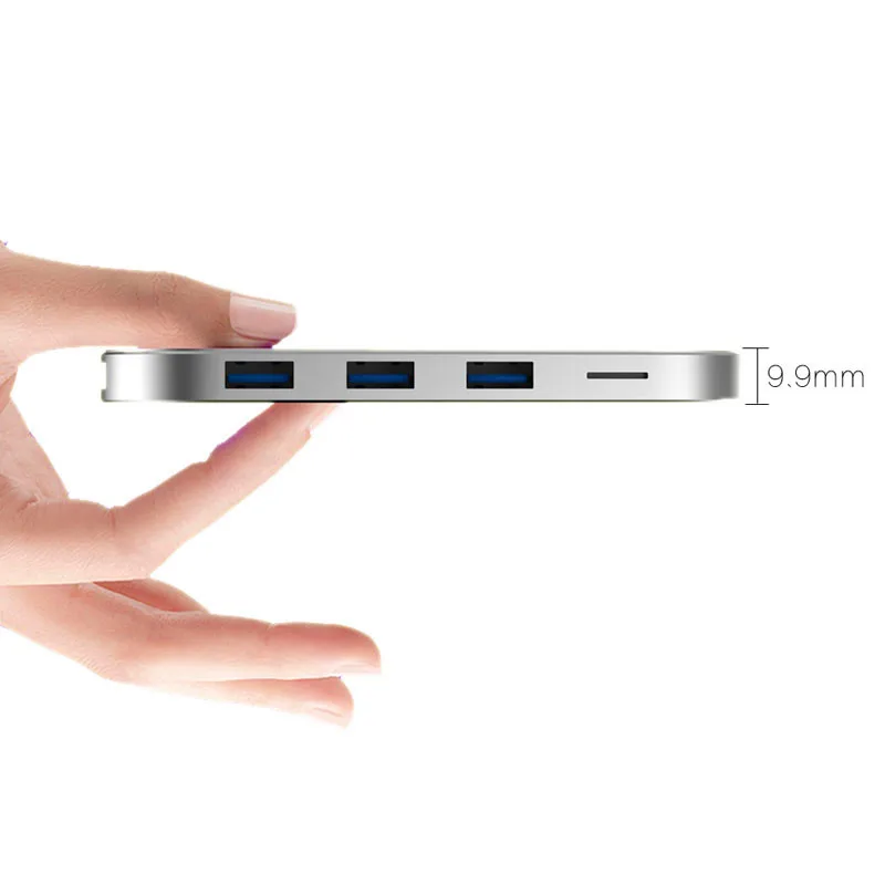 USB Type C Adapter HUB Combo dongle converter High Speed Transmission Thunderbolt 3 dock station for Macbook Pro 13 15 | Электроника