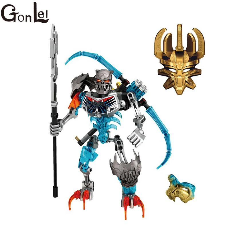 GonLeI новинка горячая Распродажа Bionicle нагрузка черепа воин XZS 710-1 строительные блоки игрушки Действие 710-1 совместимы