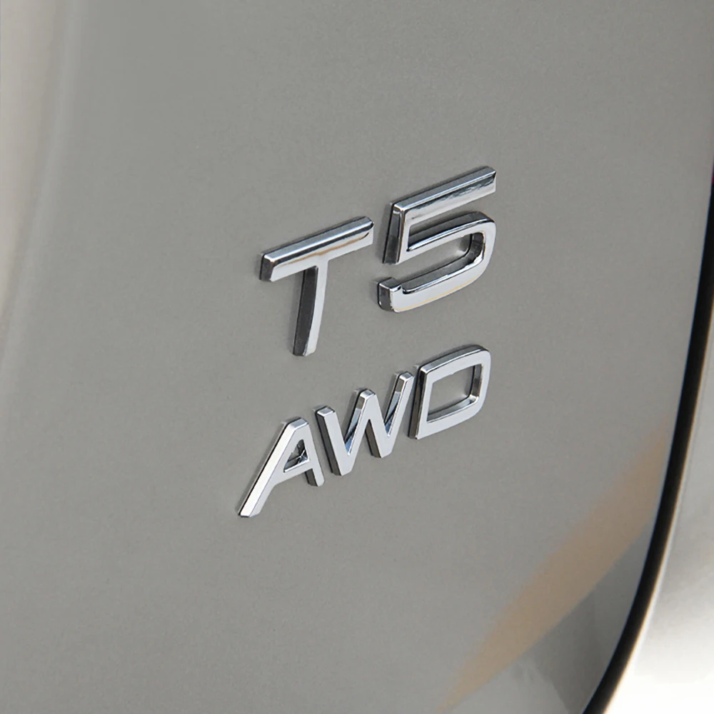 3D металлический стикер для Volvo XC60 XC90 XC70 V60 V40 S60 S70 S80 S90 AWD T5 T6 эмблема наклейка