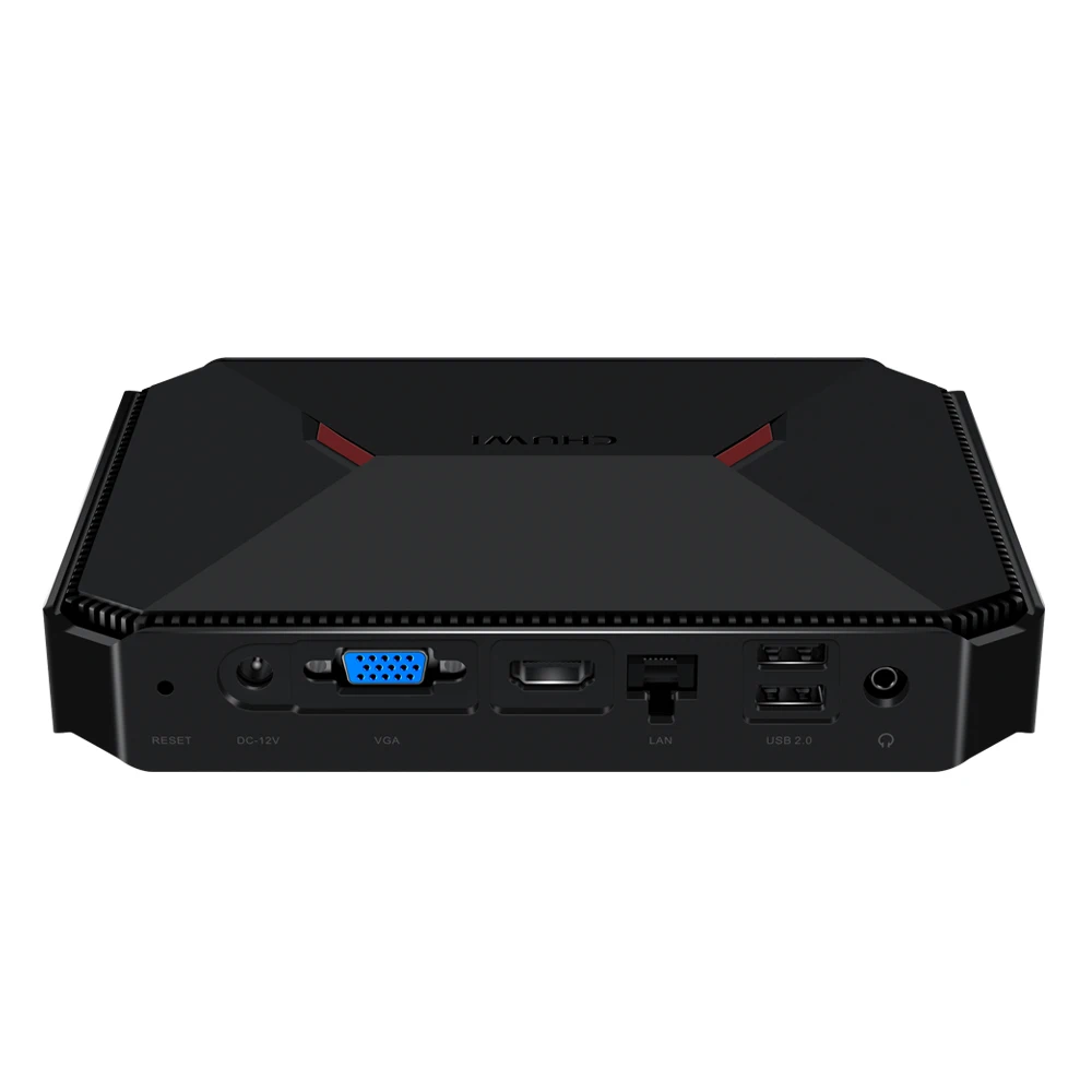 CHUWI GBox Pro Intel Atom X7 E3950 четырехъядерный Windows 10 OS 4 Гб 64 Gigabit Ethernet Мини ПК 2 4G/5G