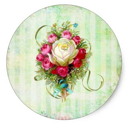 3.8cm Christmas Victorian Sticker |
