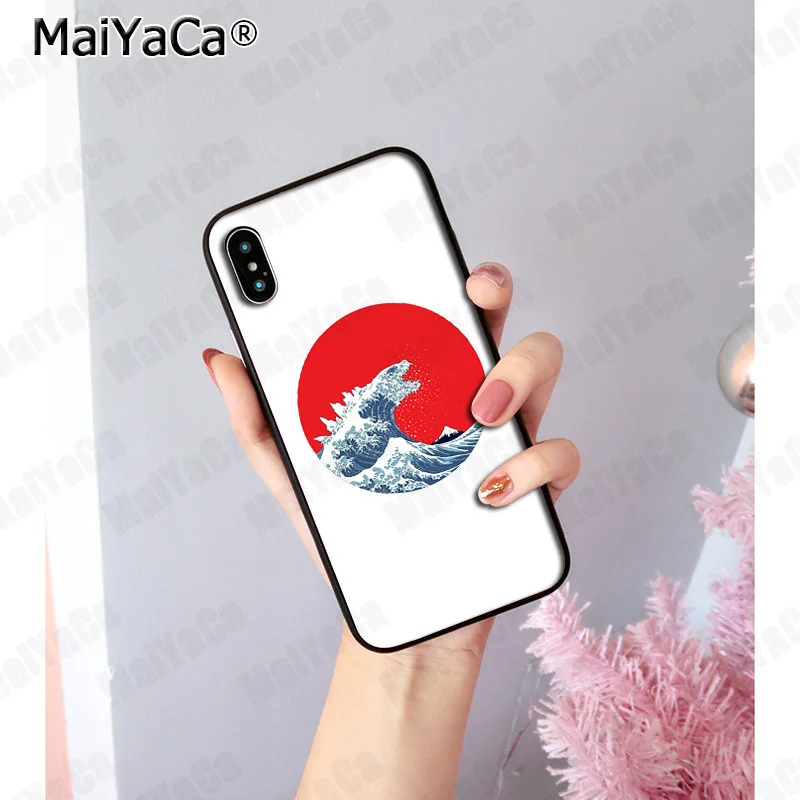 Чехол MaiYaCa Hokusai The Great Wave off Kanagawa для iphone 11 pro 8 7 66S Plus X XS MAX 5S SE XR | Мобильные телефоны и