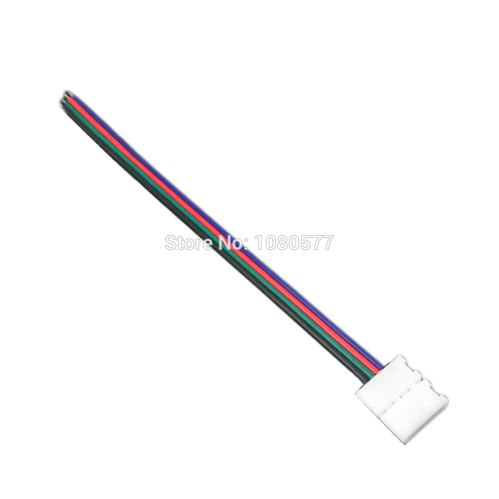 10 шт. БЫСТРОРАЗЪЕМНАЯ Светодиодная лента 8 мм 2pin 4 pin 12 5pin для 3528 5050 одиночный RGB RGBW