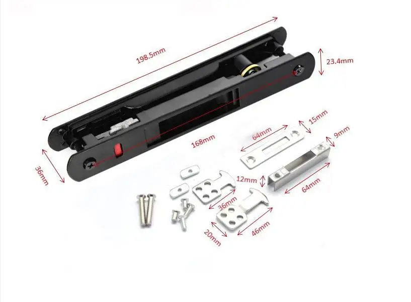 CMMS228 оборудования цинковый сплав подкладке замки для раздвижных дверей замка