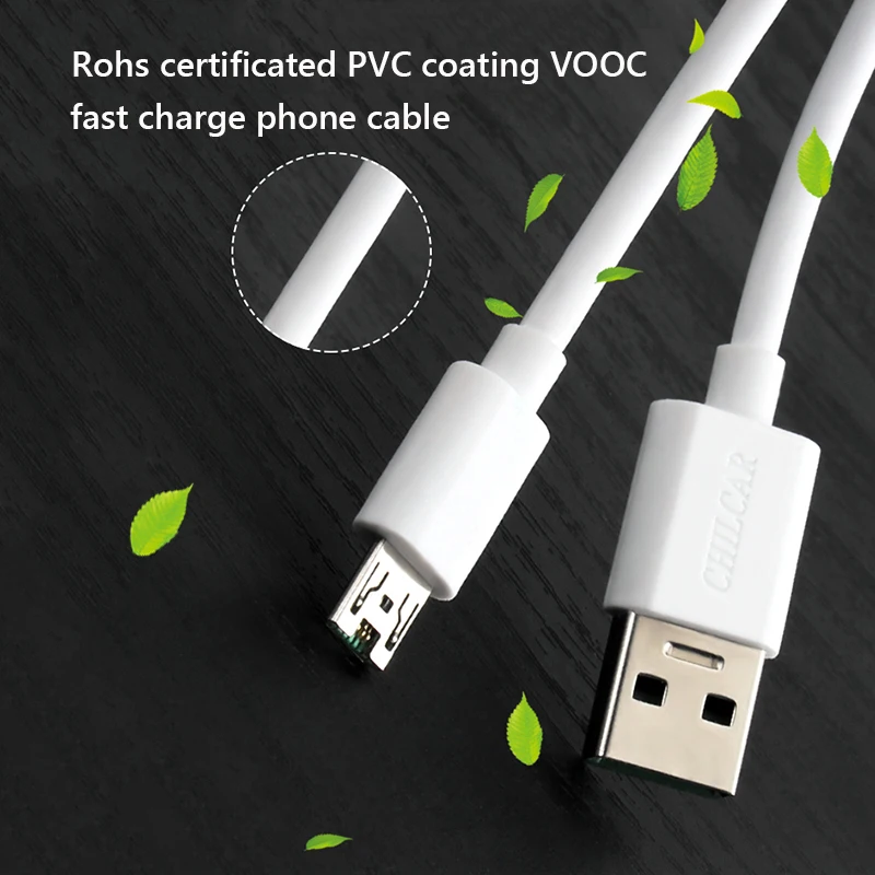 Micro USB телефонный кабель 7 pin 4A Быстрая зарядка передача данных 2 в 1 шнур для Oppo R 7S 9
