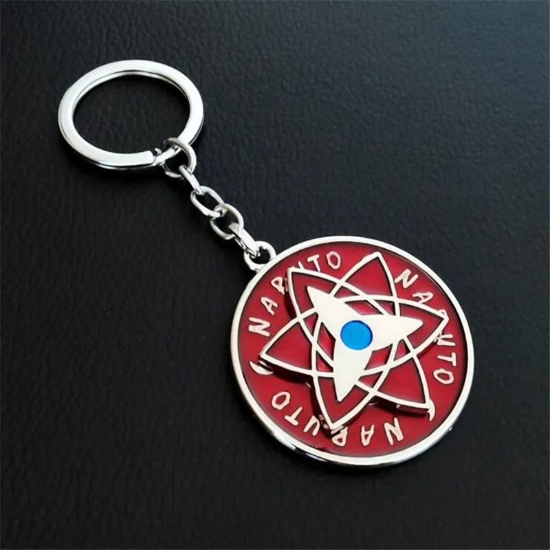 2 Наруто Учиха костюм сасуке реквизит Sharingan металлический вращающийся любимый подарок для любителей Наруто - Цвет: 2