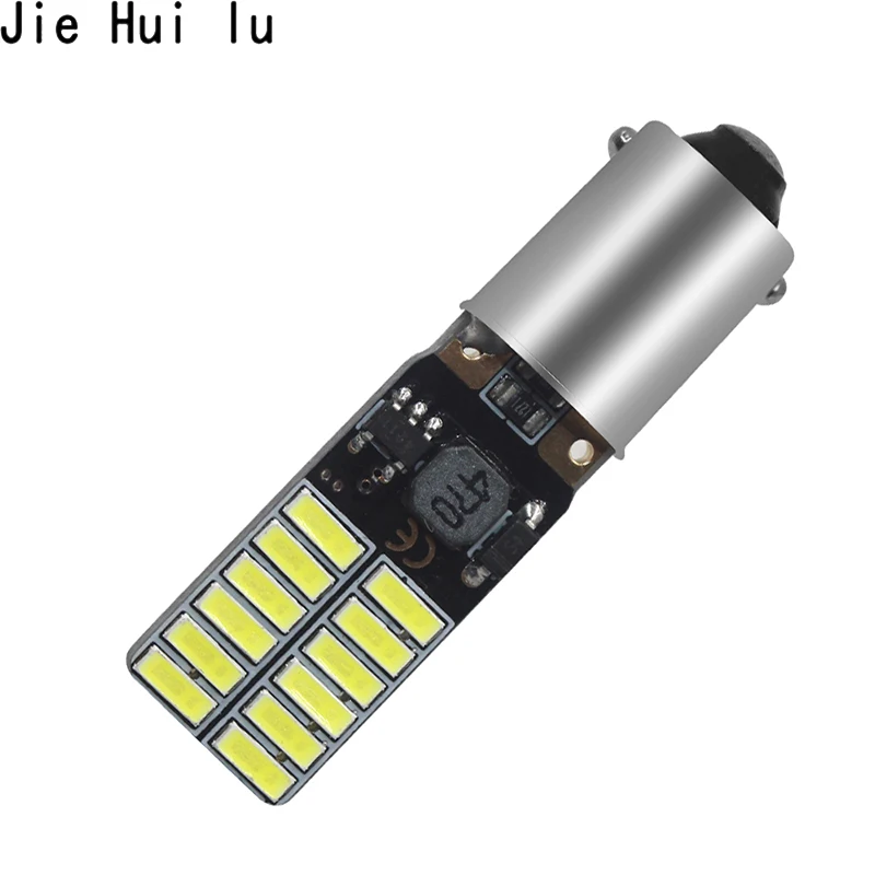 Автомобильный светодиодный BA9S T4W H6W ba9s t11 24 SMD 4014 светодиодный светильник лампа без ошибок светодиодный Стоянкы Автомобилей автомобиля укладки туман светильник Авто универа лампы