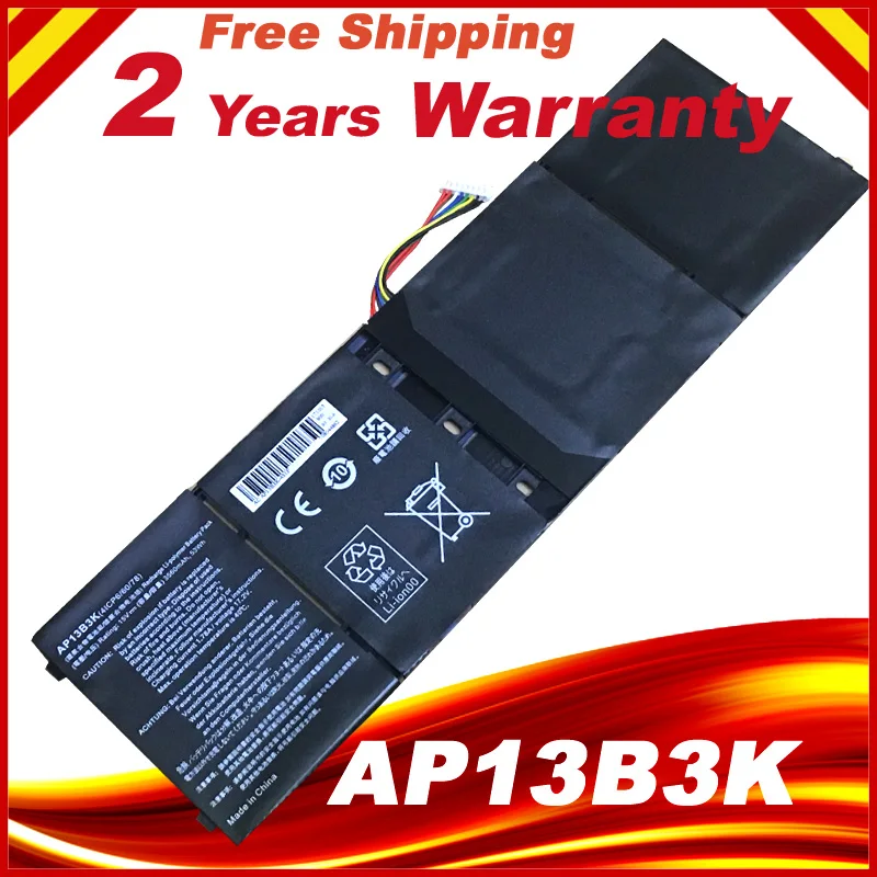 Батарея для Acer AP13B8K ноутбук Aspire V5 R7 572G 573G 472G 473G 552G M5 583P 572P 571 AP13B3K|Аккумуляторы