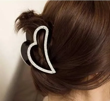 High Quality Women Hair Claws Hear Style Fashion Rhinestone clips head accessories for lady 1 Piece Free shipping |