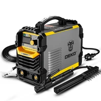 DEKO DKA-200Y 220 В MMA сварочный аппарат 200A 4.1KVA инвертор дуговой Электрический сварочный аппарат для сварки и электрических работ DIY инструмент