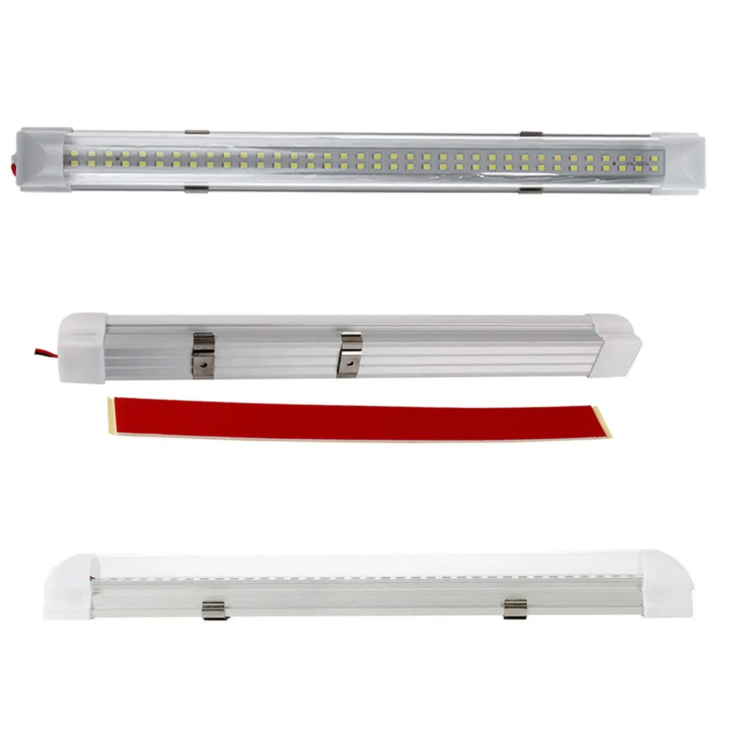 2x4 5 W 72LED белая Автомобильная интерьерная световая полоса для внутреннего