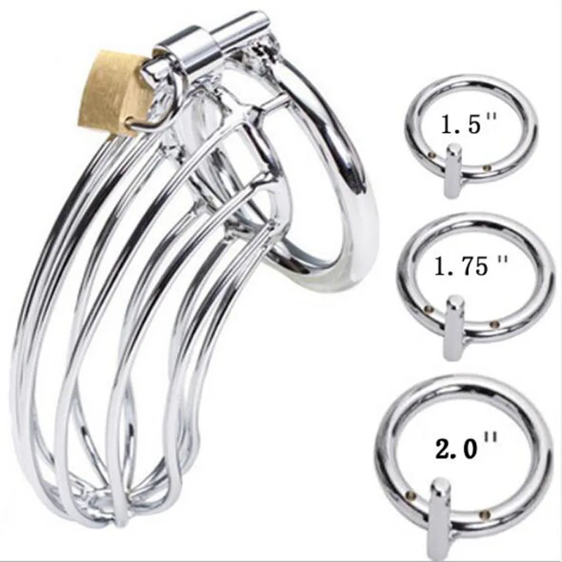 

40/45/50mm for choose Bird Cage Chastity Device CB6000S CB6000 CB3000 metal cock cage penis lock sex toys for men