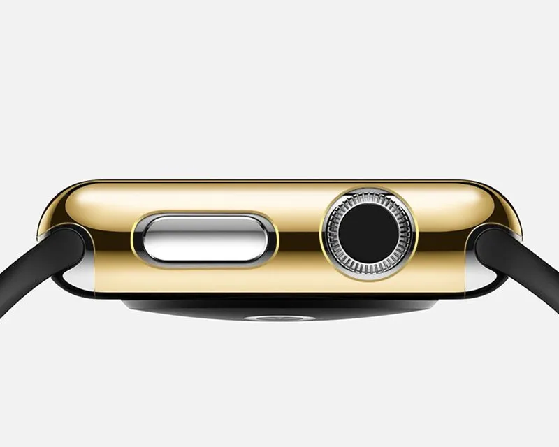 Чехол рамка из ПК для Apple Watch band 42 мм 38 iwatch 3 2 1 защитная пленка с покрытием|Ремешки