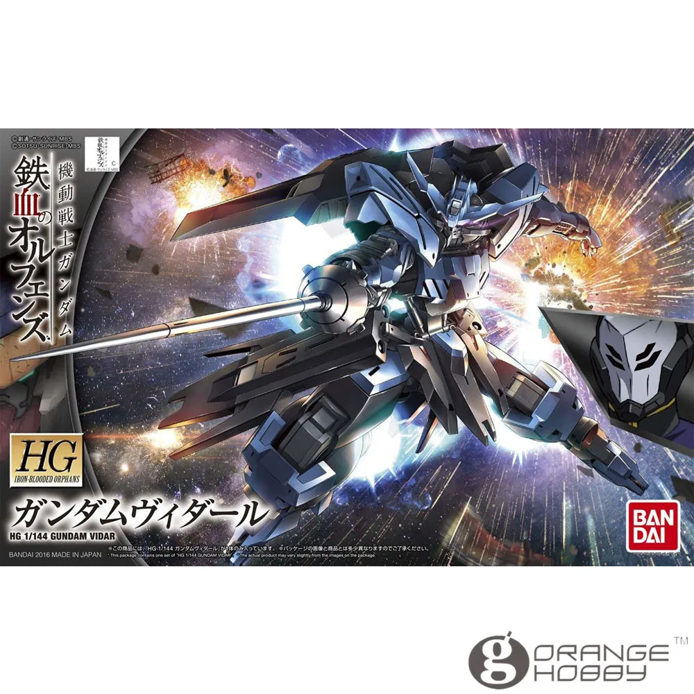 OHS Bandai HG железнокровные сироты 027 1/144 мобильный костюм Gundam Vidar модельные комплекты