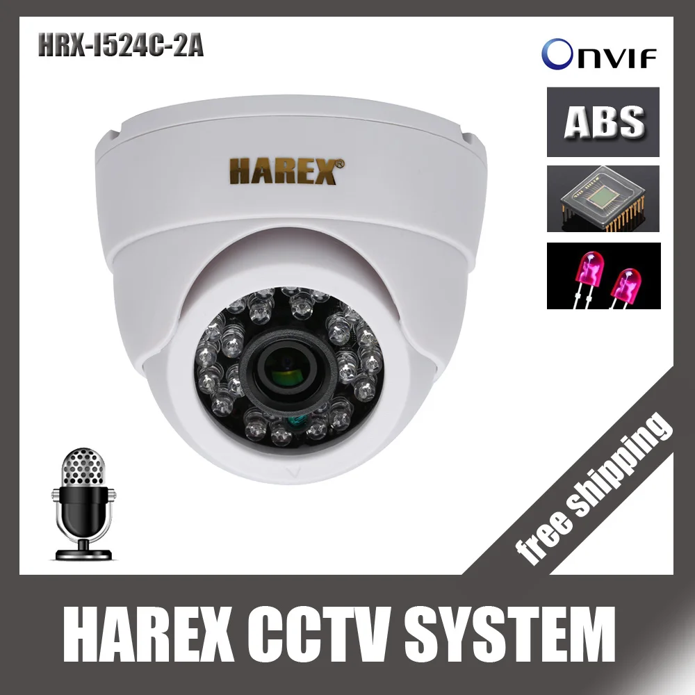 HI3516C + Sony IMX323 / OV2710 HD 1080P купольная IP камера с 24 ИК светодиодами аудио ONVIF