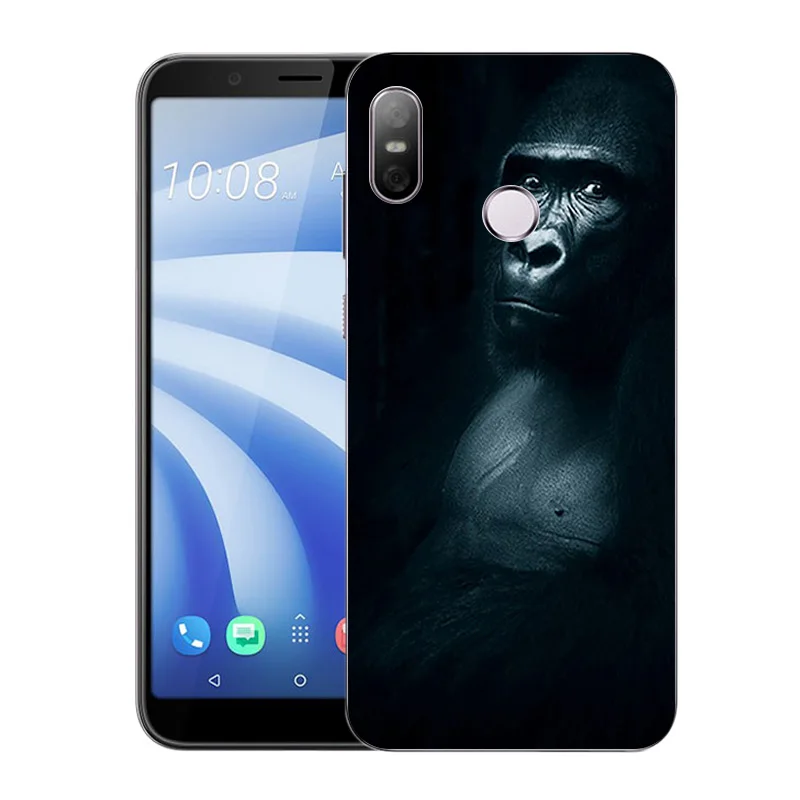 Мягкий чехол для HTC U12 life прозрачный силиконовый 6 0 дюйма задняя крышка телефона с
