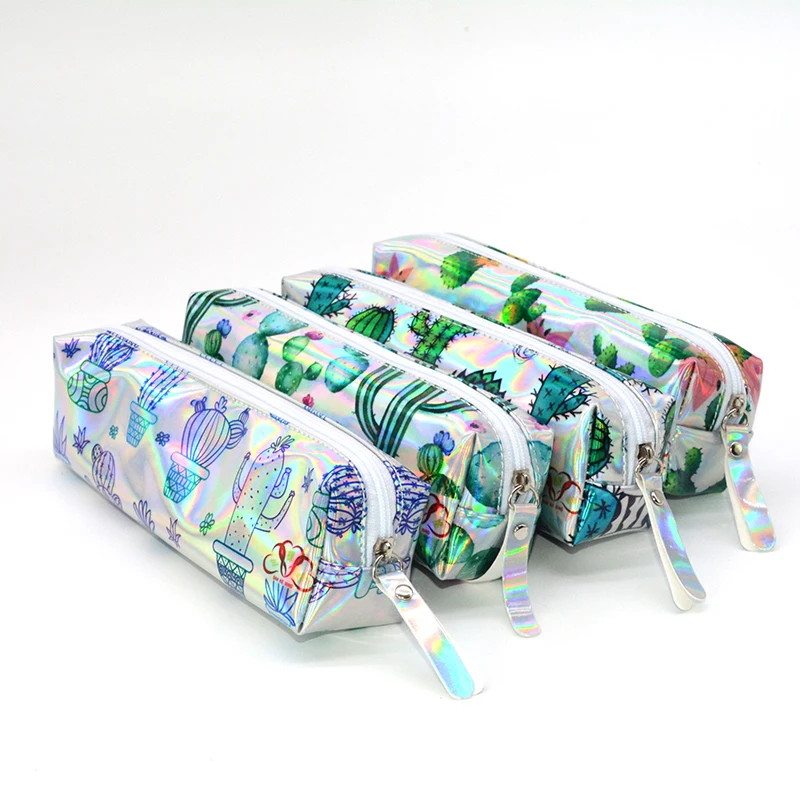 Карандаш кактус чехол Trousse Scolaire Estuche Единорог Escolar школьный пенал для карандашей Фламинго Альпака Estuches Laser Scolaire Stylo