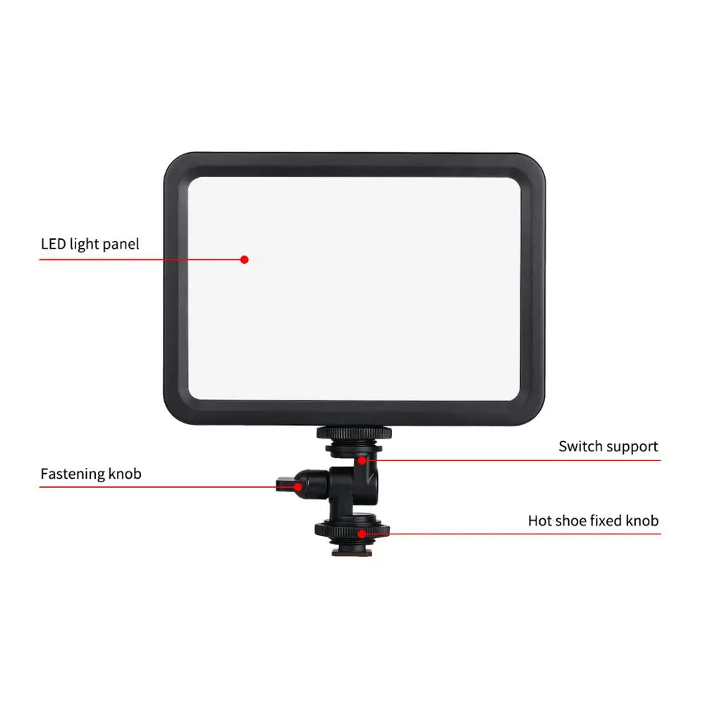 Yelangu LED-204 камера видео свет двухцветный осветительная панель для Sony Canon Nikon Pentax