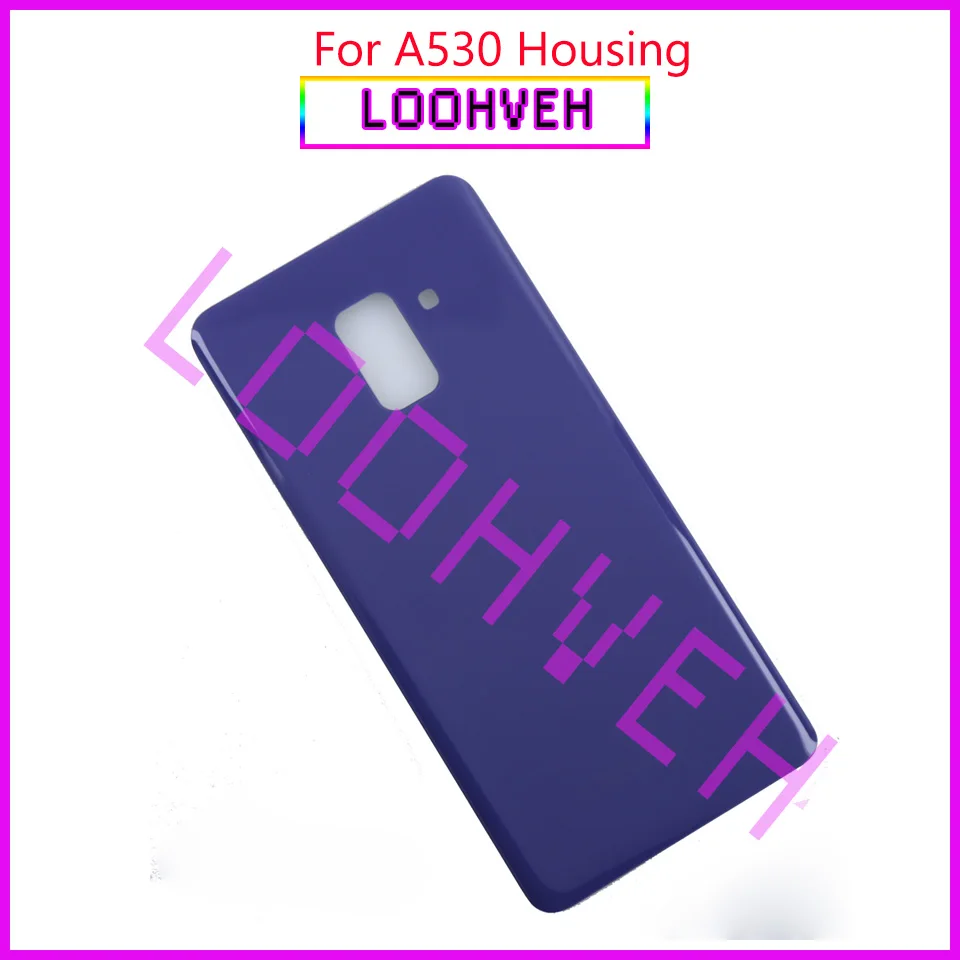 Новинка для samsung Galaxy A8 A8 Plus A530 A530F A730 A730F задняя крышка Крышка батарейного отсека Корпус чехол запчасти
