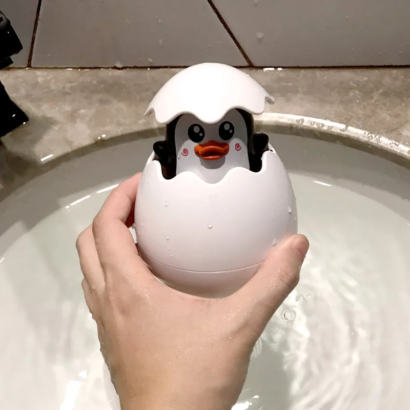 Новая игрушка для купания дождевик облако утенок яйцо детская игра воды Детская
