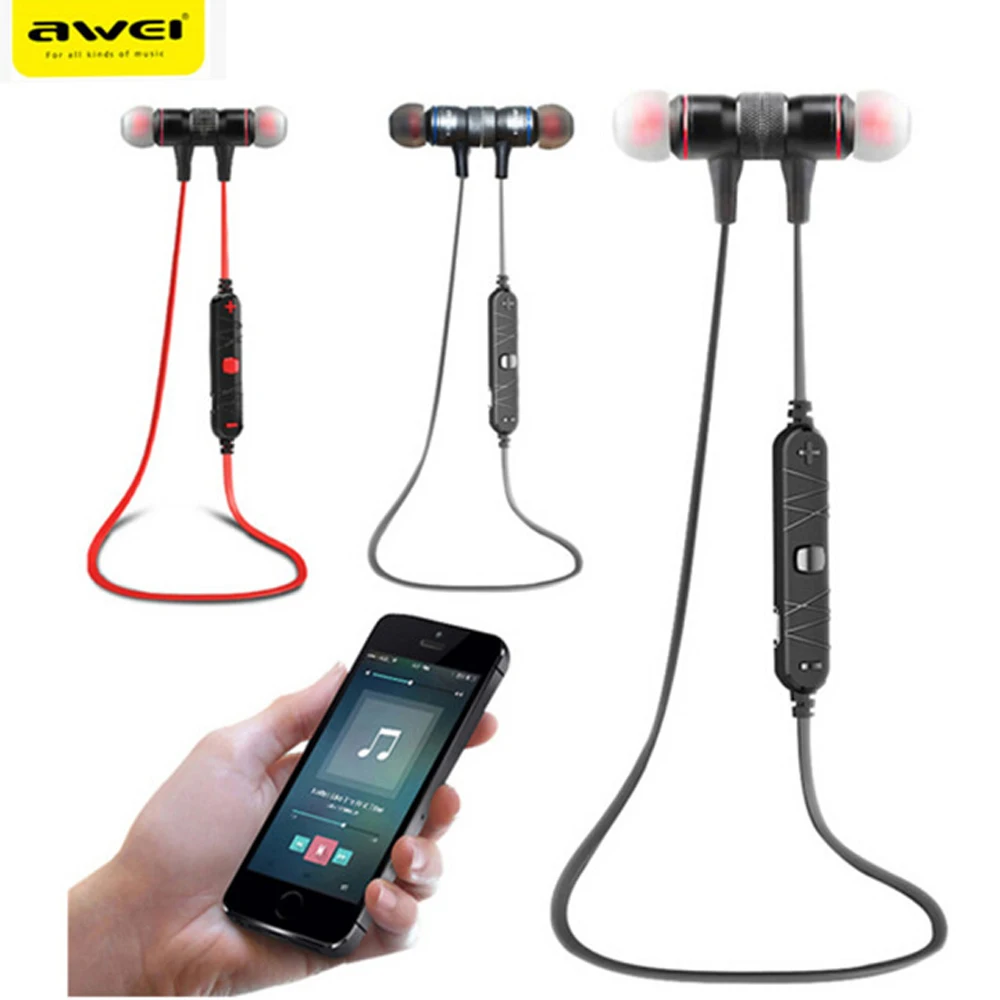 Awei A920BL спортивные Bluetooth наушники Blutooth Auriculares для вашего телефона в ухо бутон