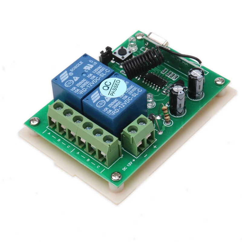 12В DC 2CH пульт дистанционного управления Переключатели релейный приемник дальний