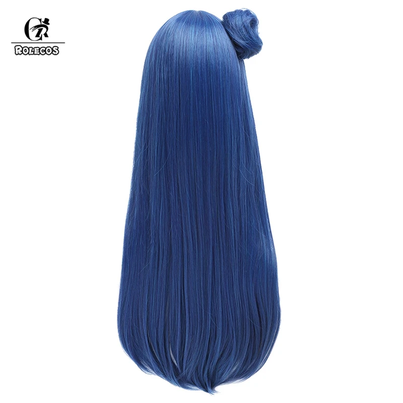 Ролекос цушима йошико Косплей волосы LoveLive Sunshine головной убор длинные синие