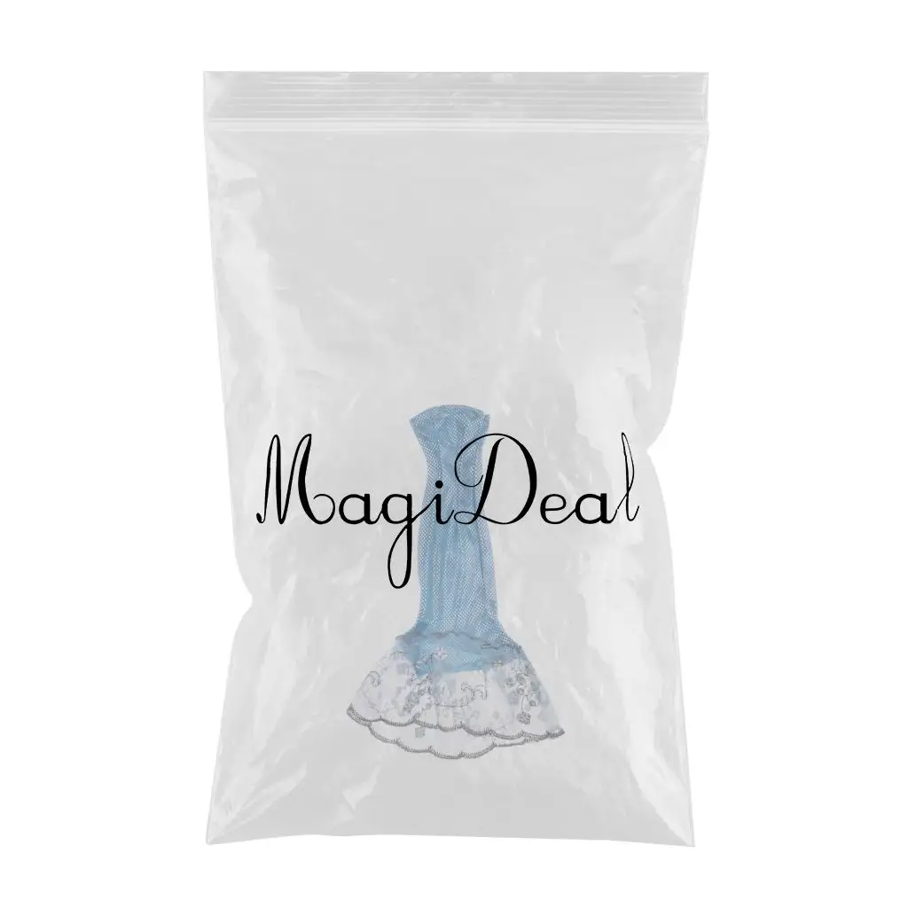 Длинное кружевное платье MagiDeal вечернее для кукол | Игрушки и хобби