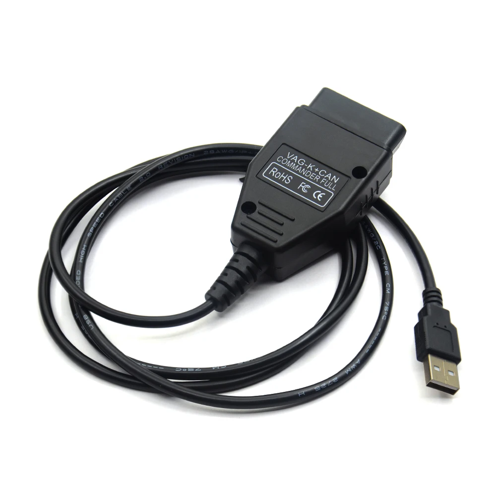 Хорошее качество VAG K+ CAN Commander 1,4 obd2 диагностический сканер инструмент OBDII VAG 1,4 COM Кабель для vag сканер