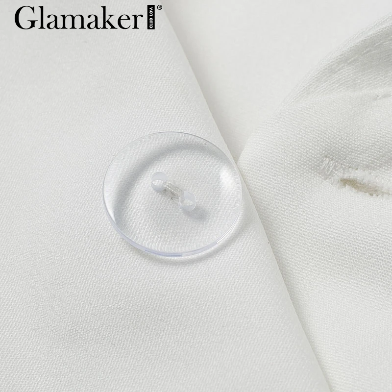 Glamaker, сексуальное Белое платье с открытыми плечами, блейзер с поясом, женские вечерние платья с длинным рукавом, облегающее платье, модное элегантное Клубное женское короткое платье