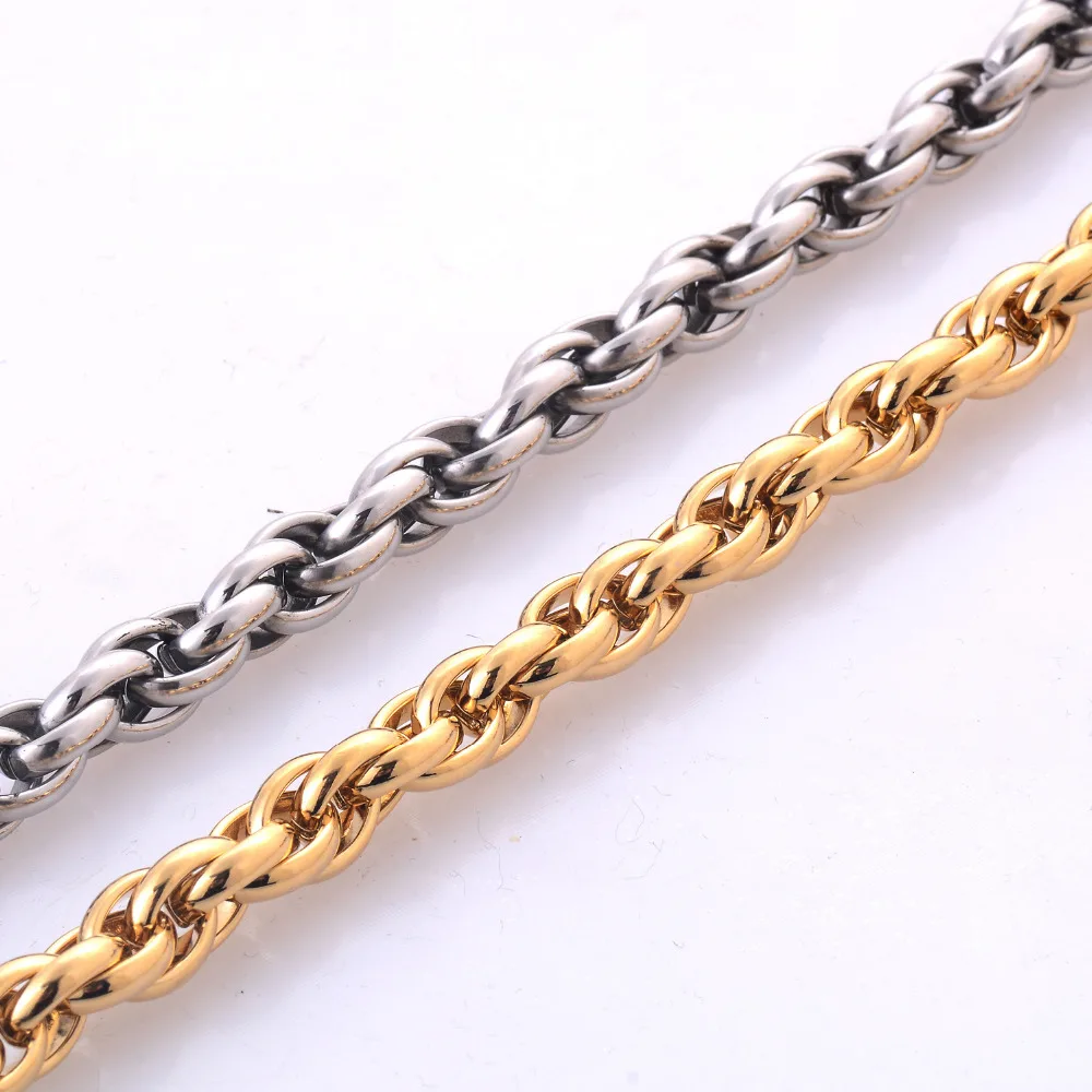 Цепь из нержавеющей стали высокого качества ширина 9 мм ожерелье 316L в стиле панк