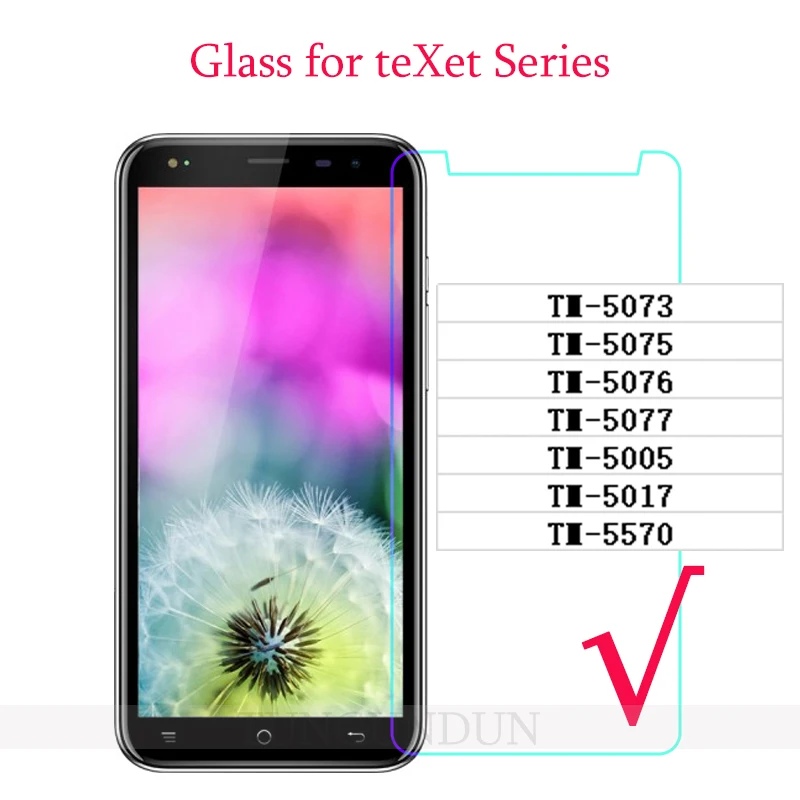 Стеклянная защита для экрана teXet TM 5073 5075 5076 5077 5005 5017 5570 искусственное закаленное