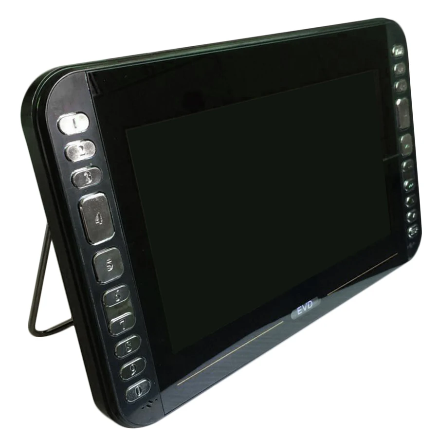 В наличии! 9 8 дюйма Портативный DVD/EVD плеер ТВ VCD CD MP3/4 SD USB игры мобильный Бесплатная