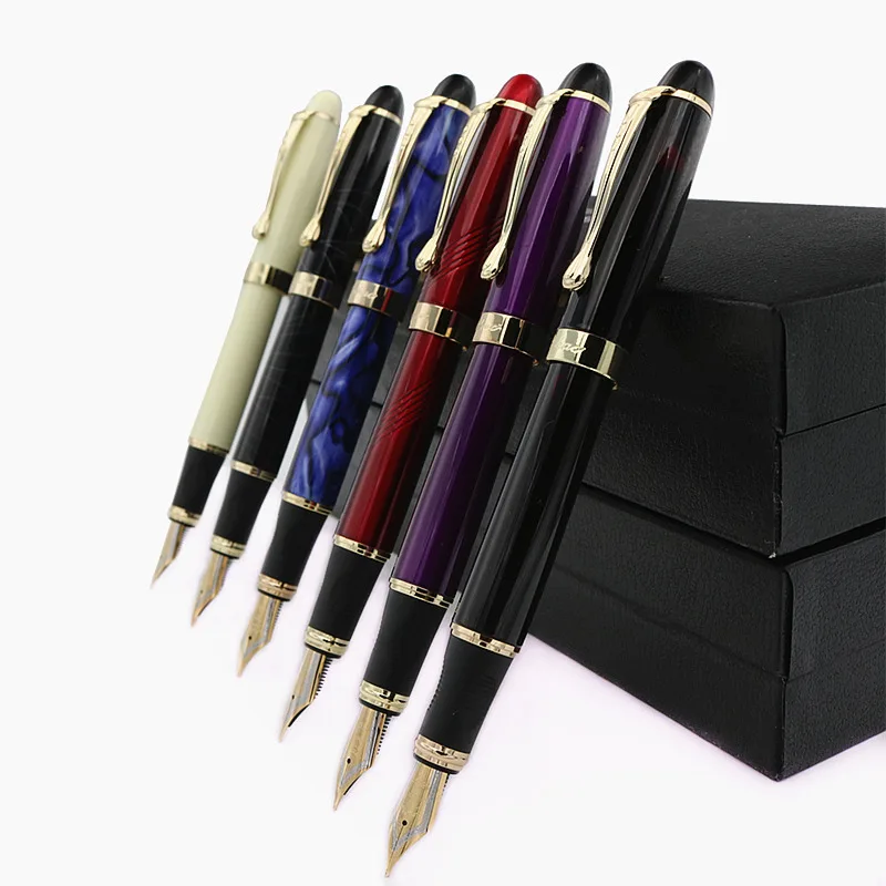 JINHAO X450 перьевая ручка 18K GP чернильная наконечник больше цветов на выбор упаковка