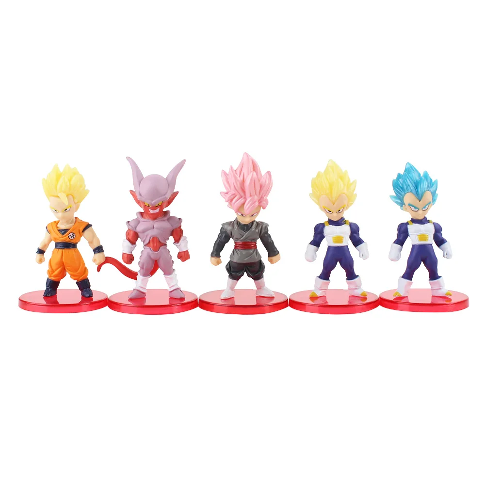 21 шт./лот Dragon Ball Супер Saiyan God фигурка Сон Гоку Гохан Вегета Vegetto Frieza Zamasu ультра инстинкт модель игрушки