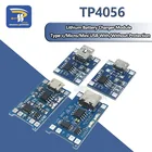 Зарядная плата Micro USB Type-c, 5 В, 1 А, 18650 TP4056, модуль зарядного устройства литиевой батареи, с защитой, двойной функцией, 1 А, li-ion