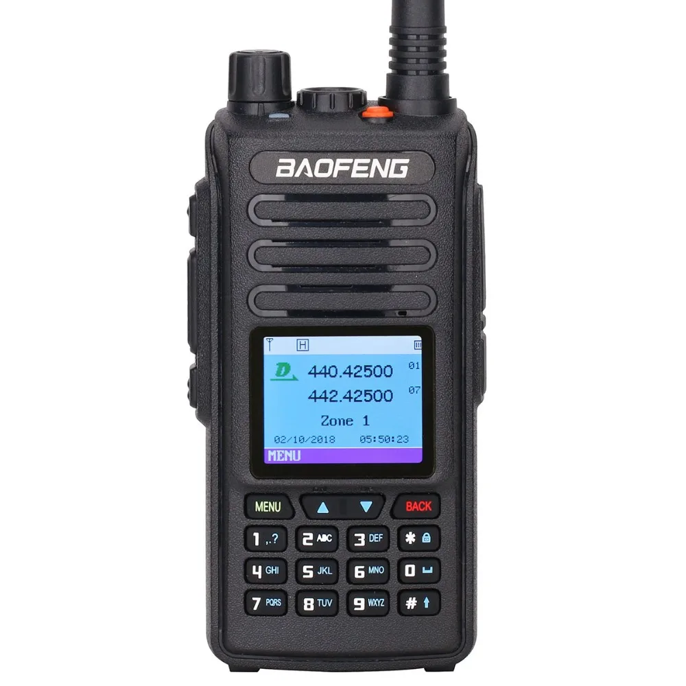 2020 Baofeng DM-1702 GPS DMR цифровой аналоговый Портативный Walkie Talkie Tier1 &amp Tier2 ретранслятор