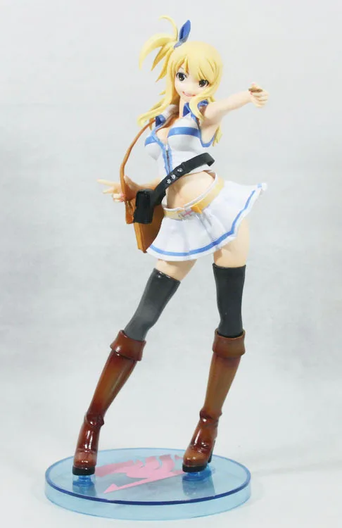 Аниме Сказочный хвост Lucy Heartfilia 1/8 Масштаб Окрашенные сексуальный купальник ПВХ