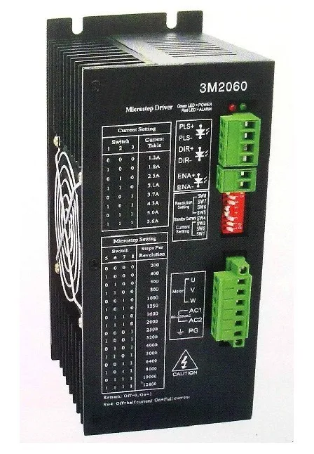 Новый драйвер шагового двигателя высокого напряжения 3M2060 для работы 110 220VAC out 1.3A