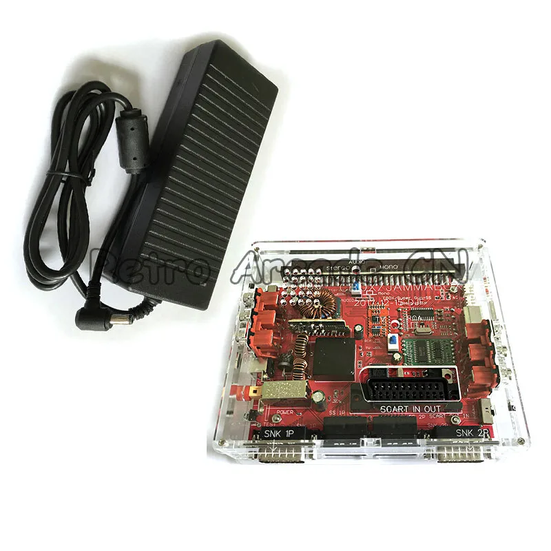 Плата конвертера CBOX JAMMA BOX в Saturn DB15P Joypad SNK геймпад SCART выход с адаптером питания для