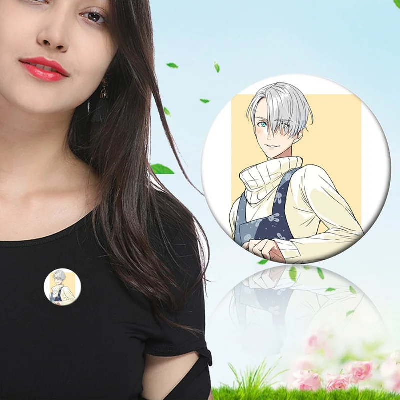 1 шт. лидер продаж аниме Yuri! Значок на льду для косплея мультфильм брошь Yuri