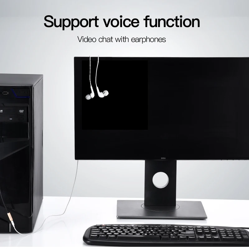 Сплиттер для наушников Vention компьютера ноутбука 3 5 мм мама-2 штекера