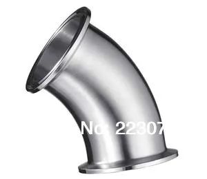 

Новое поступление, соединитель из нержавеющей стали SS304 для быстрой установки, внешний диаметр 76 мм, санитарный фитинг для труб с углом 45 гра...